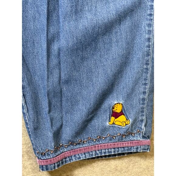 Winnie the Pooh Disney Embroidered Beaded Jeans Denim Pants Vtg Women's XXL - Picture 8 of 15